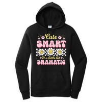 Cute Smart And A Little Bit Dramatic Retro  Women's Pullover Hoodie