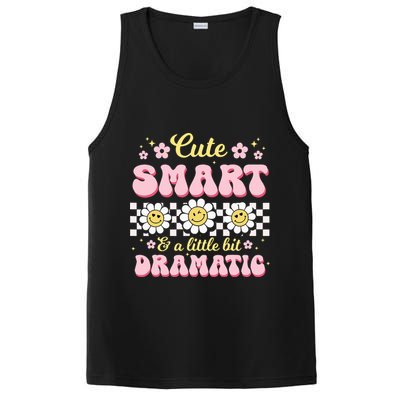 Cute Smart And A Little Bit Dramatic Retro  PosiCharge Competitor Tank