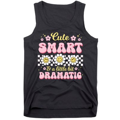 Cute Smart And A Little Bit Dramatic Retro  Tank Top
