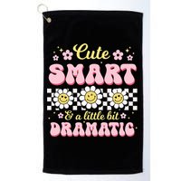 Cute Smart And A Little Bit Dramatic Retro  Golf Towel