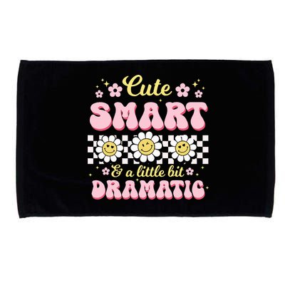 Cute Smart And A Little Bit Dramatic Retro  Microfiber Hand Towel
