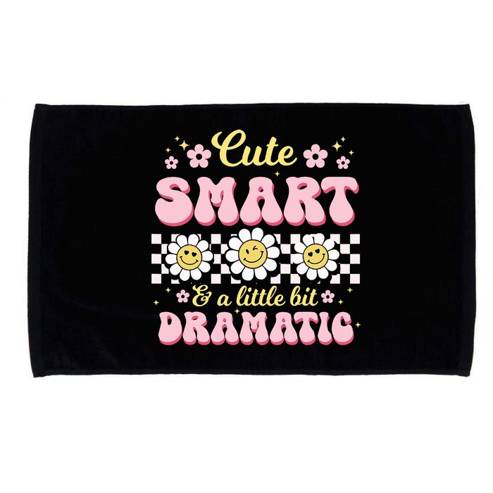 Cute Smart And A Little Bit Dramatic Retro  Microfiber Hand Towel