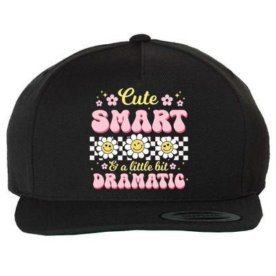Cute Smart And A Little Bit Dramatic Retro  Wool Snapback Cap