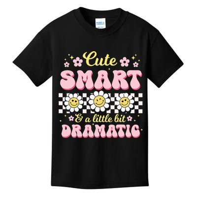 Cute Smart And A Little Bit Dramatic Retro  Kids T-Shirt