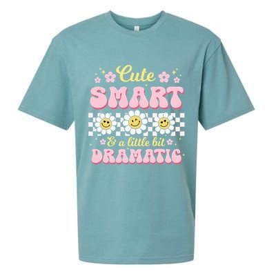 Cute Smart And A Little Bit Dramatic Retro  Sueded Cloud Jersey T-Shirt