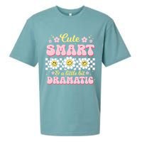 Cute Smart And A Little Bit Dramatic Retro  Sueded Cloud Jersey T-Shirt