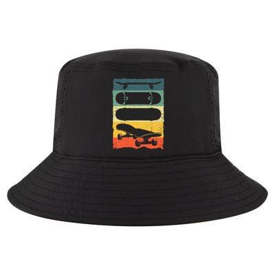 Cool Skateboard Art For Skateboarding Skateboarder Cool Comfort Performance Bucket Hat