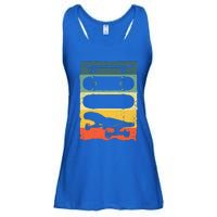 Cool Skateboard Art For Skateboarding Skateboarder Ladies Essential Flowy Tank