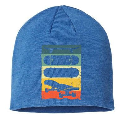 Cool Skateboard Art For Skateboarding Skateboarder Sustainable Beanie