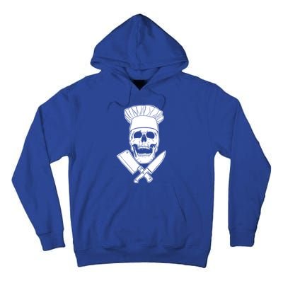 Chef Skull And Crossbones Knives Funny Culinary Chef Gift Tall Hoodie