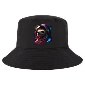 cute Sloth Astronaut in Space Suit Colorful Cosmos Cool Comfort Performance Bucket Hat