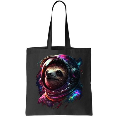 cute Sloth Astronaut in Space Suit Colorful Cosmos Bag