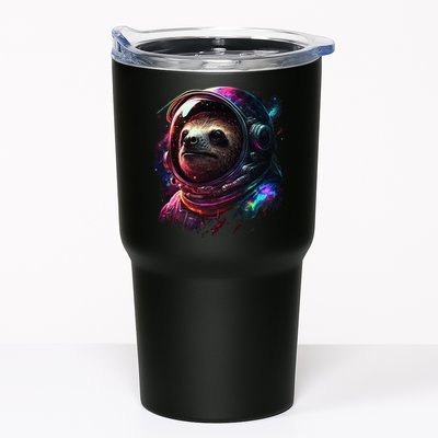 cute Sloth Astronaut in Space Suit Colorful Cosmos Tumbler