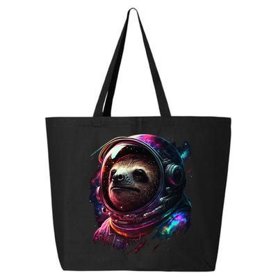 cute Sloth Astronaut in Space Suit Colorful Cosmos 25L Jumbo Tote