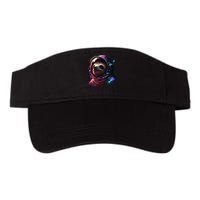 cute Sloth Astronaut in Space Suit Colorful Cosmos Valucap Bio-Washed Visor