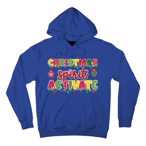 Christmas Spirit Activate Funny Christmas Xmas Gift Hoodie