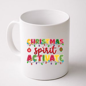 Christmas Spirit Activate Funny Christmas Xmas Gift Coffee Mug