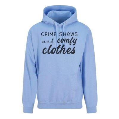 Crime Shows And Comfy Clothes True Crime Graphic Cute Gift Unisex Surf Hoodie