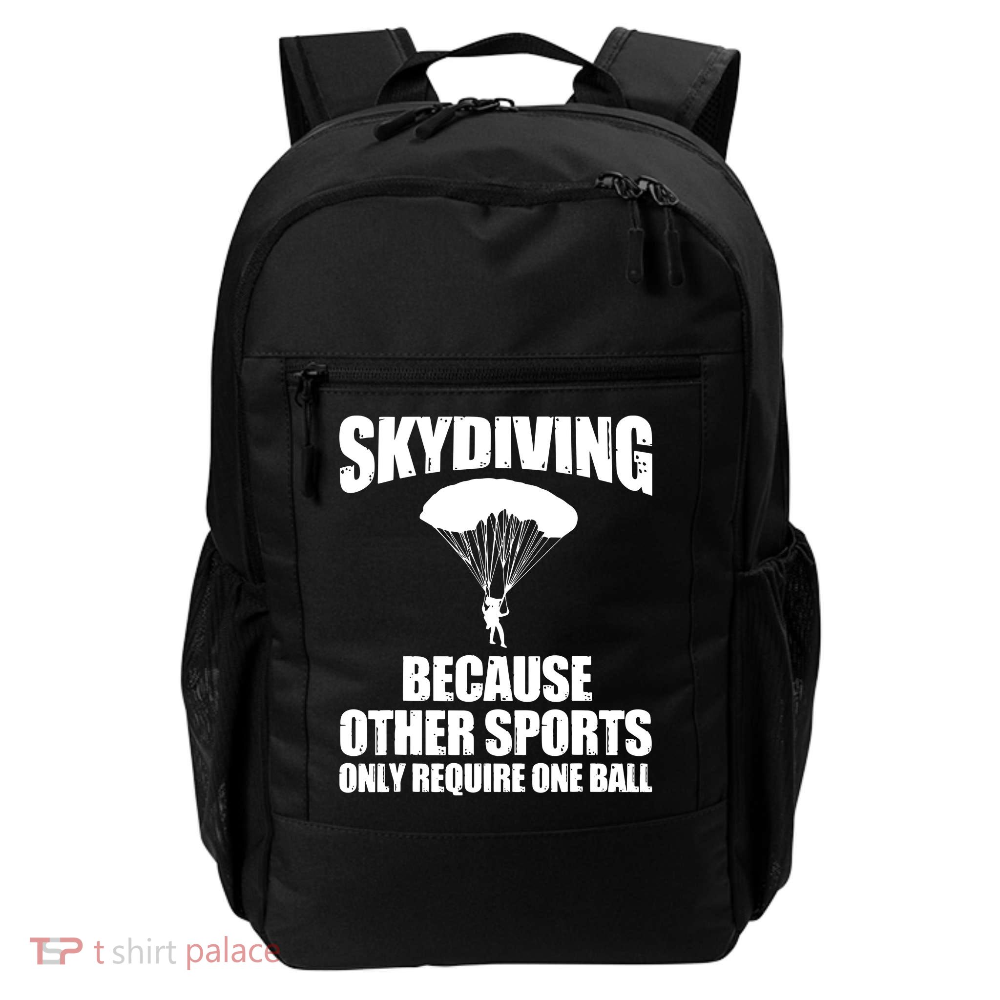 Cool Skydiving Art For Men Women Skydive Parachute Skydiver Daily Commute Backpack