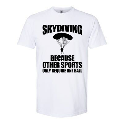 Cool Skydiving Art For Men Women Skydive Parachute Skydiver Softstyle® CVC T-Shirt