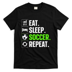 Cool Soccer Art For Women Team Sport Soccer Player T-Shirt