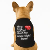 Classy Sassy And A Bit Smart Assy Game Night Queen Funny Doggie Tank