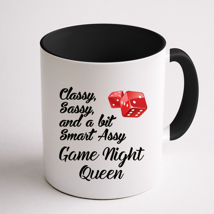 Classy Sassy And A Bit Smart Assy Game Night Queen Funny Mug