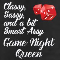 Classy Sassy And A Bit Smart Assy Game Night Queen Funny Beanie