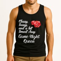 Classy Sassy And A Bit Smart Assy Game Night Queen Funny Tank Top
