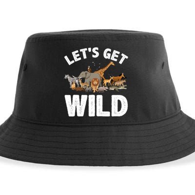 Cool Safari Animal For Men Women Zoo Jungle Wildlife Lover Sustainable Bucket Hat