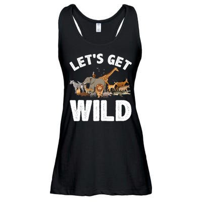 Cool Safari Animal For Men Women Zoo Jungle Wildlife Lover Ladies Essential Flowy Tank
