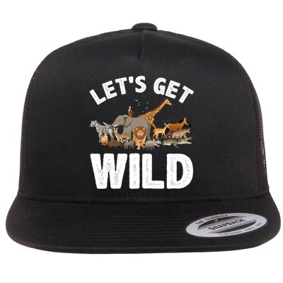 Cool Safari Animal For Men Women Zoo Jungle Wildlife Lover Flatbill Hat