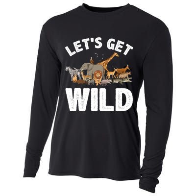 Cool Safari Animal For Men Women Zoo Jungle Wildlife Lover Cooling Performance Long Sleeve Crew