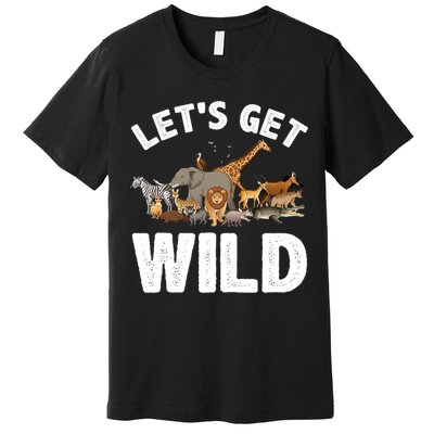 Cool Safari Animal For Men Women Zoo Jungle Wildlife Lover Premium T-Shirt