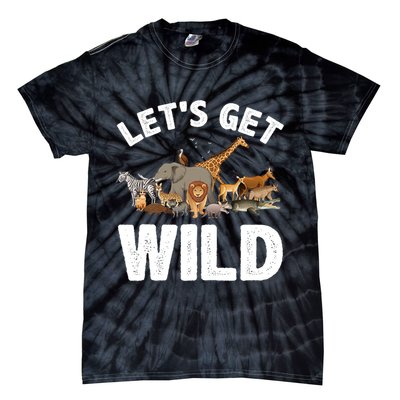 Cool Safari Animal For Men Women Zoo Jungle Wildlife Lover Tie-Dye T-Shirt