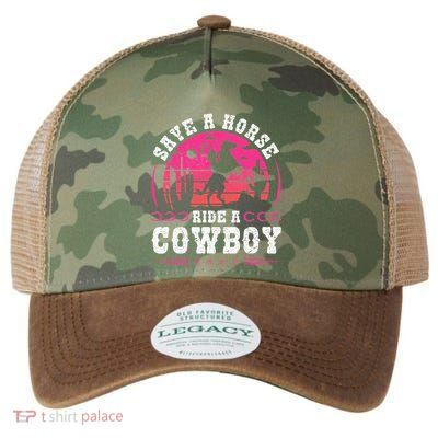 Cowgirl Save A Horse Ride A Cowboy Rodeo Western Country Legacy Tie Dye Trucker Hat