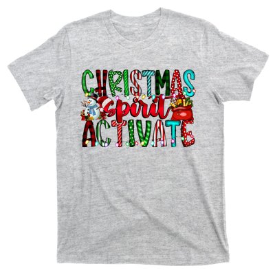 Christmas Spirit Activate Funny Christmas Xmas T-Shirt