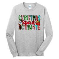 Christmas Spirit Activate Funny Christmas Xmas Tall Long Sleeve T-Shirt