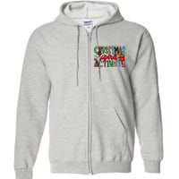 Christmas Spirit Activate Funny Christmas Xmas Full Zip Hoodie