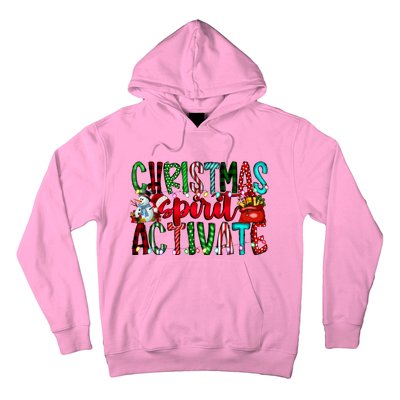 Christmas Spirit Activate Funny Christmas Xmas Hoodie