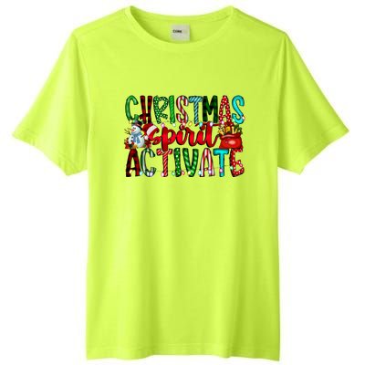 Christmas Spirit Activate Funny Christmas Xmas Tall Fusion ChromaSoft Performance T-Shirt