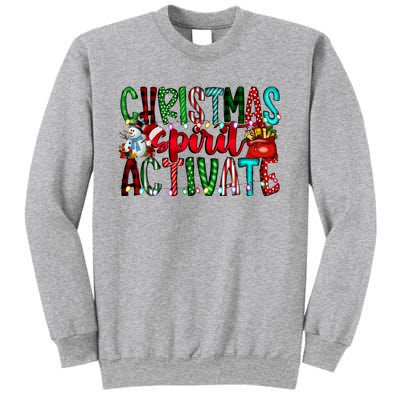 Christmas Spirit Activate Funny Christmas Xmas Sweatshirt