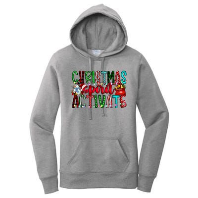 Christmas Spirit Activate Funny Christmas Xmas Women's Pullover Hoodie