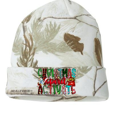 Christmas Spirit Activate Funny Christmas Xmas Kati Licensed 12" Camo Beanie