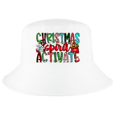 Christmas Spirit Activate Funny Christmas Xmas Cool Comfort Performance Bucket Hat