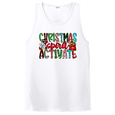 Christmas Spirit Activate Funny Christmas Xmas PosiCharge Competitor Tank