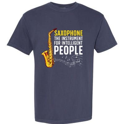 Cool Saxophone Art For Men Women Sax Saxophone Player Garment-Dyed Heavyweight T-Shirt