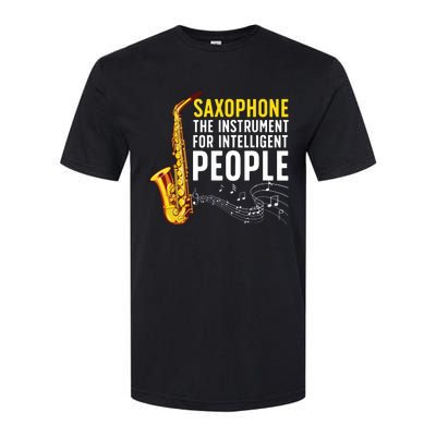 Cool Saxophone Art For Men Women Sax Saxophone Player Softstyle® CVC T-Shirt