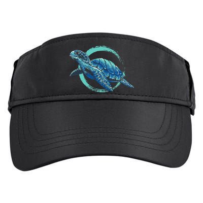 Cute Sea Animal Lover Ocean Pet Owner Gift Aquarium Turtle Adult Drive Performance Visor