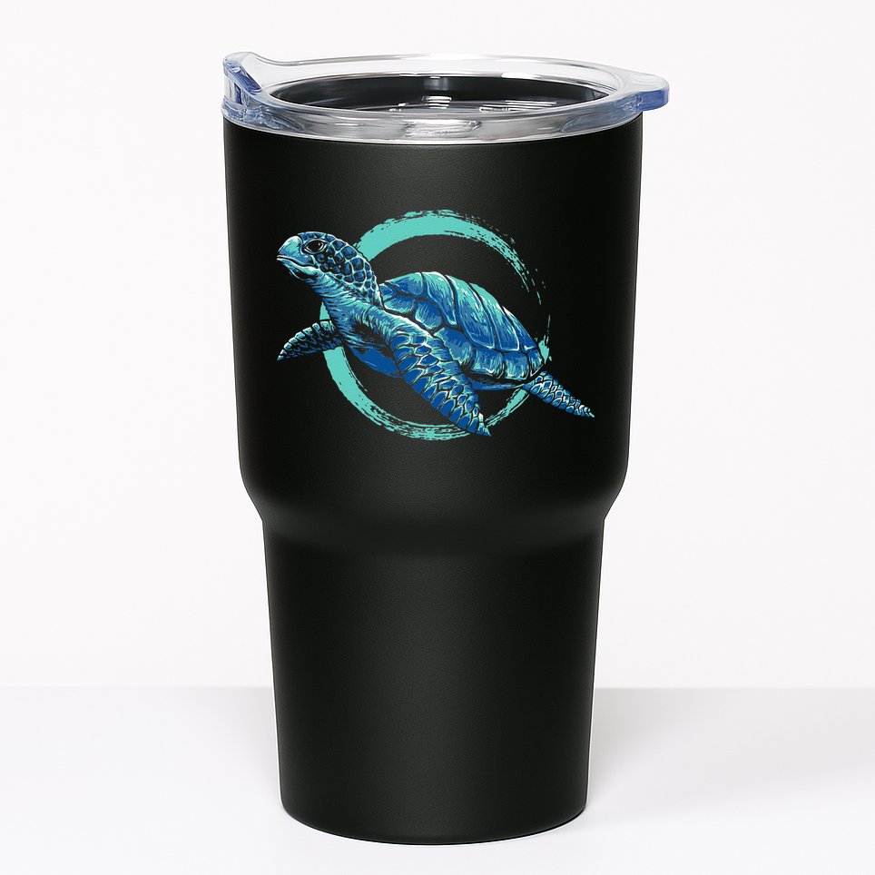 Cute Sea Animal Lover Ocean Pet Owner Gift Aquarium Turtle Tumbler